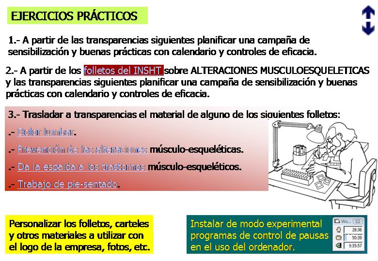 DOLOR LUMBAR TRABAJO  TRANSPARENCIAS PRESENTACION